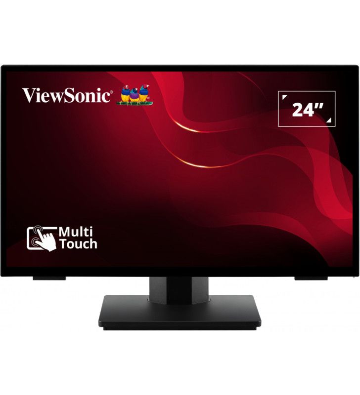 ViewSonic TD2465 - LED Touchscreen Monitor - 24" (23.8" Visualable) - Full HD 1080p @ 60Hz - VA - 250 cd/m² - 3000:1 - 6.97ms - HDMI, VGA, DisplayPort