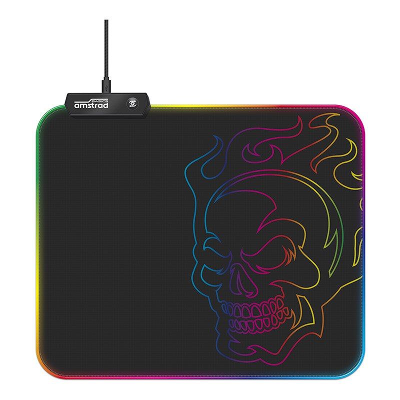 Amstrad Backlit Mouse Pad with Skull Design