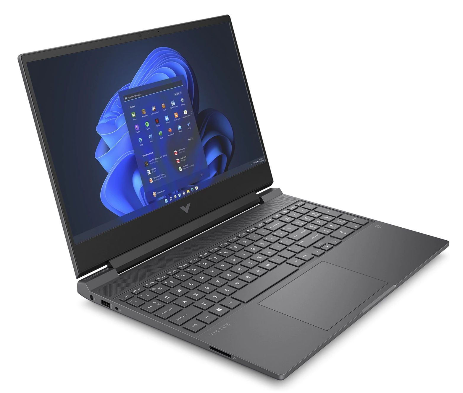 HP Victus 15-FB0200NF Gaming Laptop 15.6" AMD Ryzen 5 5600H 8GB RAM 512GB SSD Silver