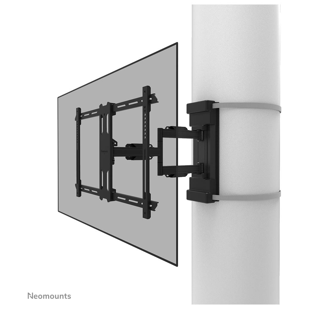 Neomounts WL40S-910BL16 Full Motion Column Mount for 40-70" Screens - Swivel & Tilt - 25-100 cm Diameter Pillar