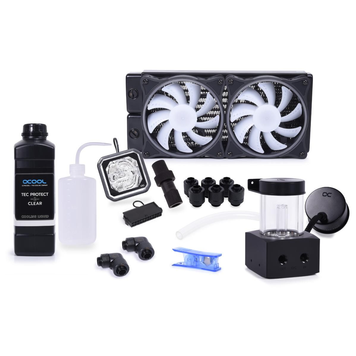 Alphacool ST30 Liquid Cooling Kit - 12cm Fan, Multicolour