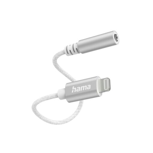 Adaptateur Lightning vers jack 3,5 mm - Blanc (Hama)