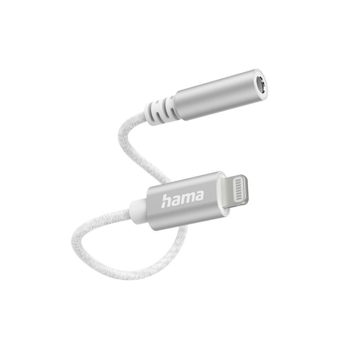 Hama Lightning to 3.5mm Jack Adapter - White