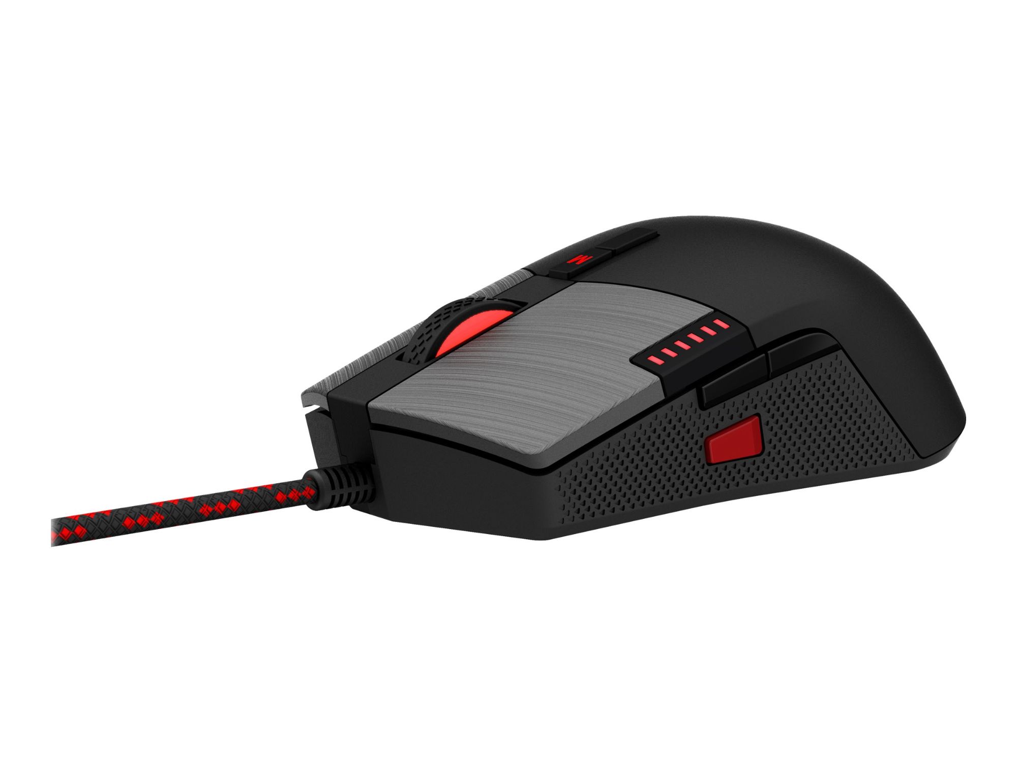 AOC AGON Gaming Mouse AGM700 - Ergonomic - Right-Handed - Optical - 8 Buttons - Wired - USB 2.0