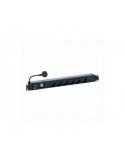 Legrand LCS³ Basic PDU - Rack-mount Power Distribution Unit - 230V AC - 3680W - Single Phase - 6 Output Connectors - 1U - 19" - 3m Cable - France - Grey