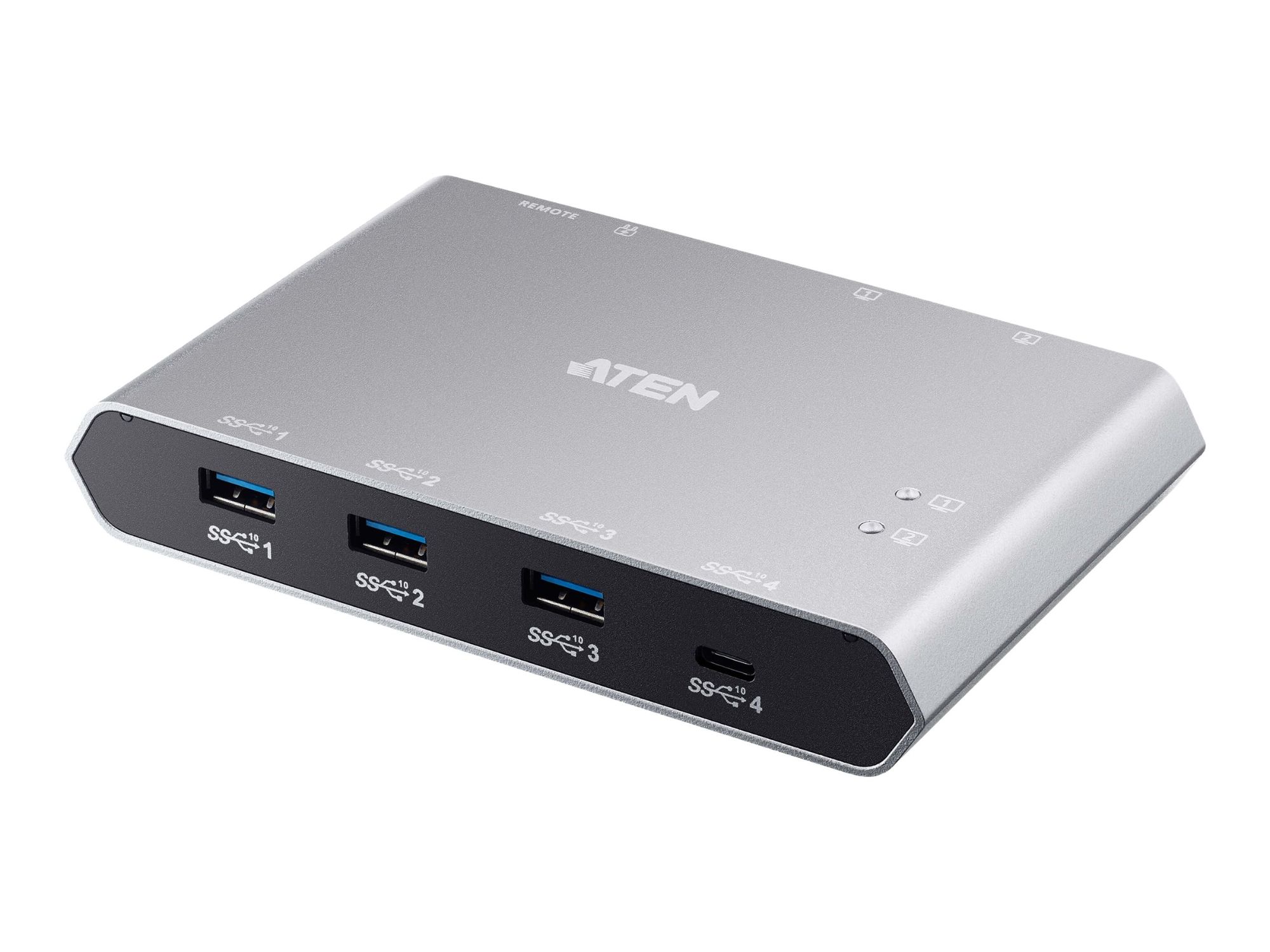 ATEN US3342 - USB Device Sharing Switch - 3x USB 3.2 Gen 2 + 1x USB-C (Power Delivery) - Desktop