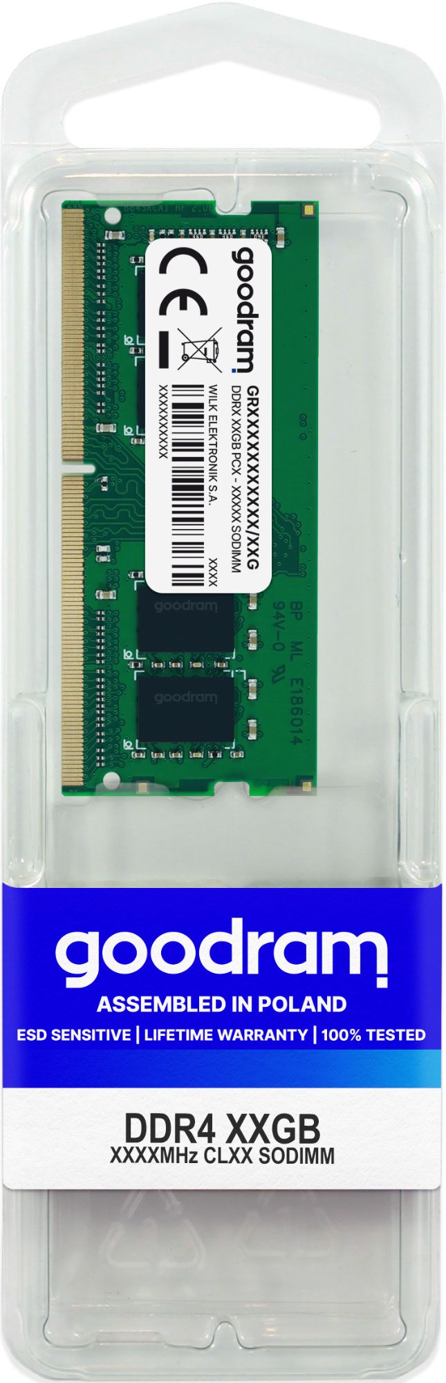 Goodram 32GB DDR4 RAM Module (1x32GB, 3200MHz, 288-pin DIMM)