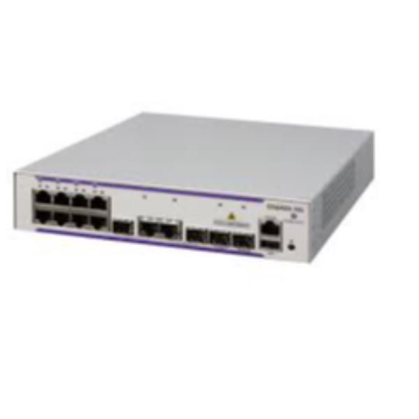 Alcatel-Lucent OmniSwitch OS6360-10 - Managed Switch - 8 x 10/100/1000 + 2 x 10/100/1000 (uplink) + 2 x Gigabit SFP (uplink) - Rack-mount