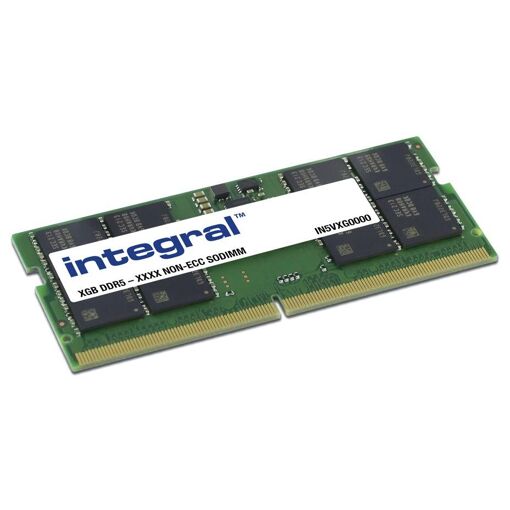 Módulo de memoria Integral DDR5 de 16 GB SO-DIMM 262 pines 4800 MHz (PC5-38400) CL40 1.1V sin tampón no ECC