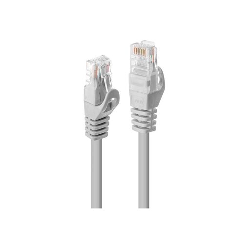 Lindy Basic RJ-45 UTP Cat 6 Cord, Gray