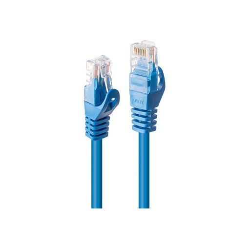 Lindy Basic RJ-45 UTP CAT 6 Cable, Blue