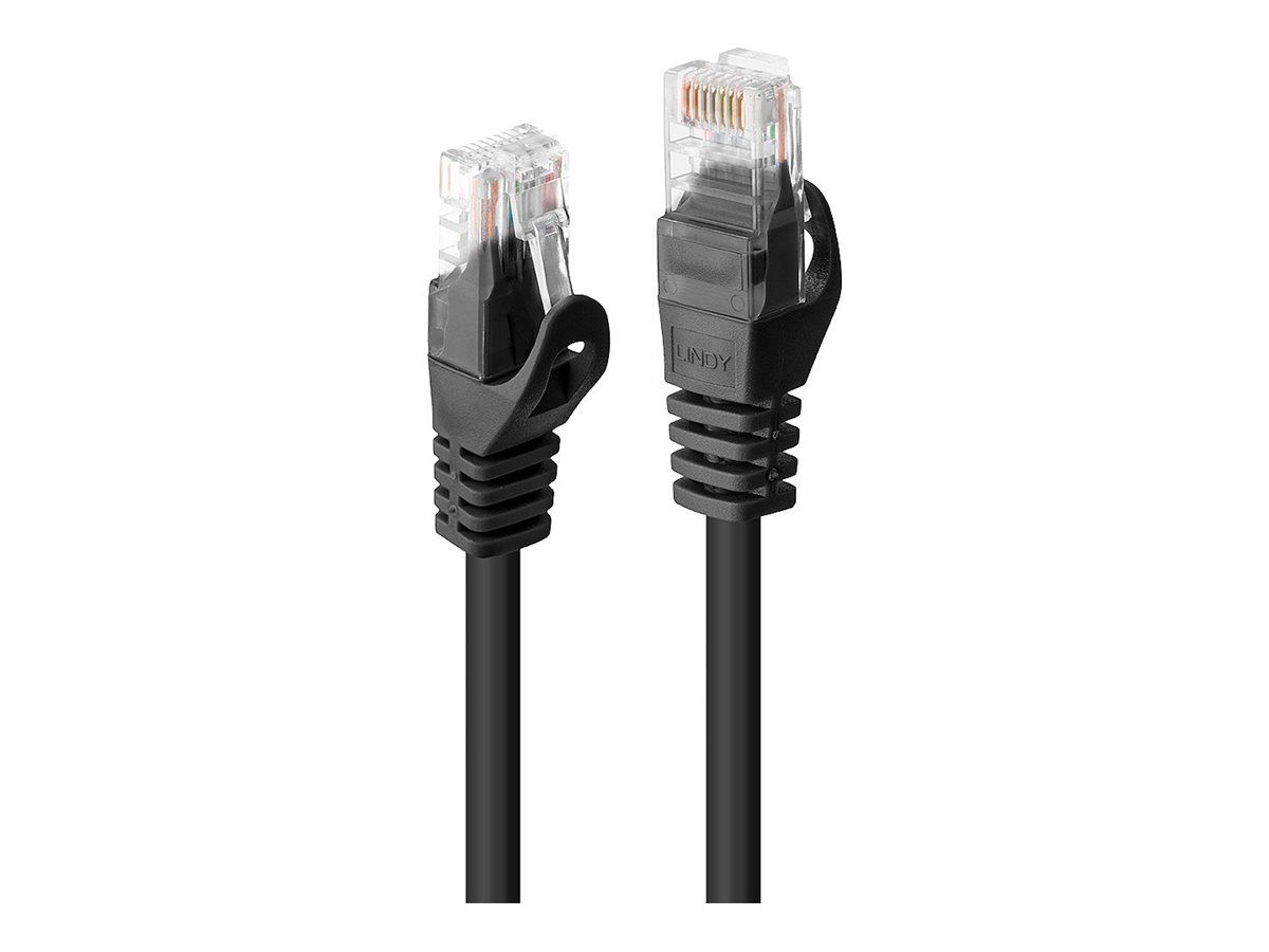 Lindy Basic CAT 6 UTP RJ-45 Cable, Black