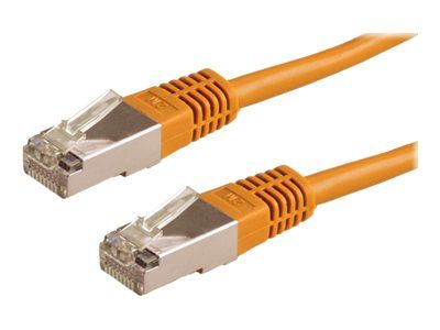 Cable de parche Roline Cat. 6 S/FTP, naranja, 1m