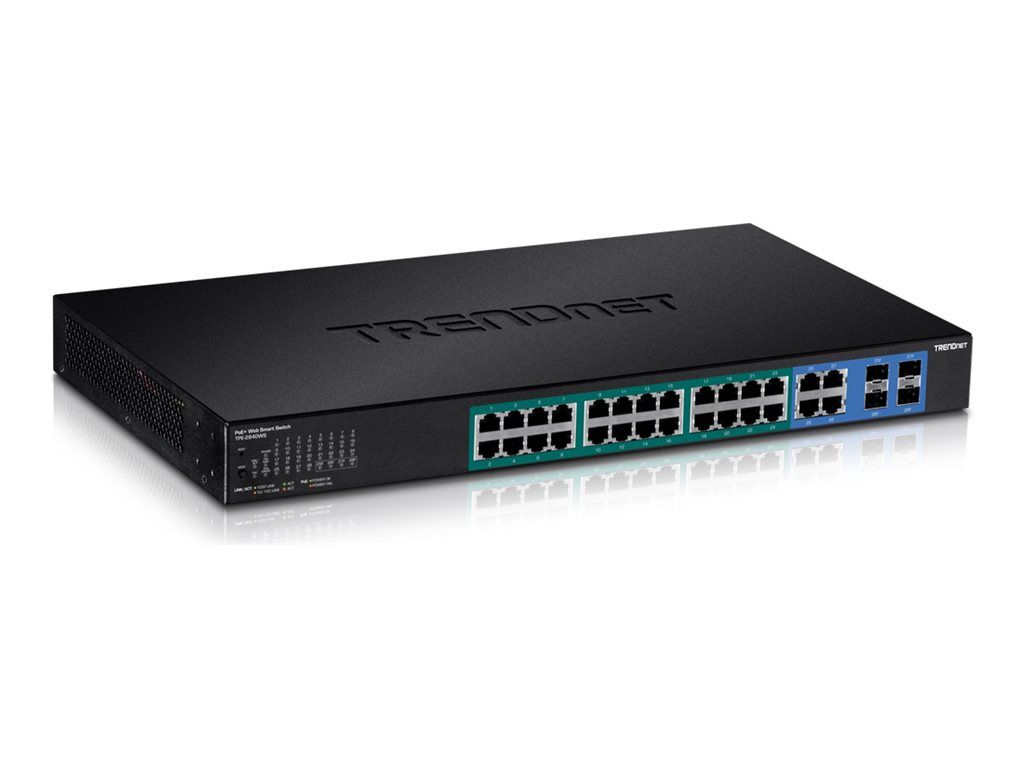 Commutateur Trendnet TPE-2840WS 28 ports Gigabit PoE+