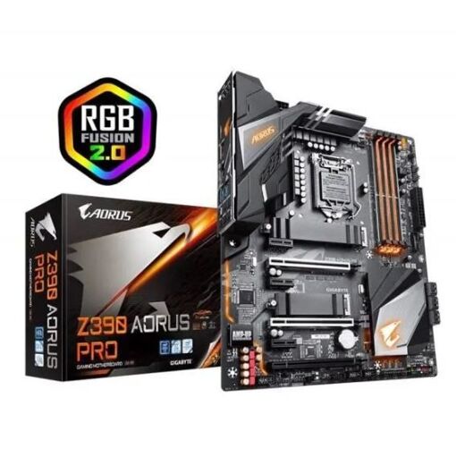 Gigabyte Z390 AORUS PRO - Placa base ATX con socket LGA1151, chipset Z390, puertos USB 3.1/C Gen2, LAN Gigabit, gráfica integrada