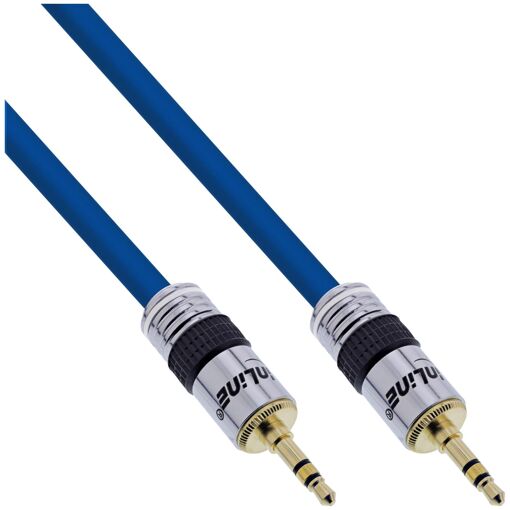 Câble audio InLine 3,5 mm, 20 m, Bleu