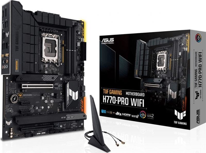 ASUS TUF Gaming H770-PRO Wi-Fi - Motherboard - ATX - LGA1700 Socket - H770 Chipset