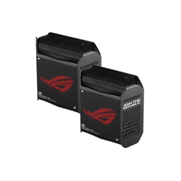 ASUS ROG Rapture GT6 Wi-Fi System - (2 Routers) - Up to 5800 sq. ft. - Mesh 1GbE, 2.5GbE - Wi-Fi 6 - Bi-band