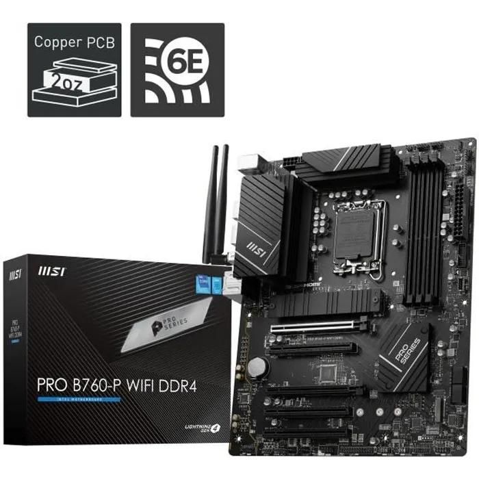 MSI PRO B760-P WIFI DDR4 Motherboard