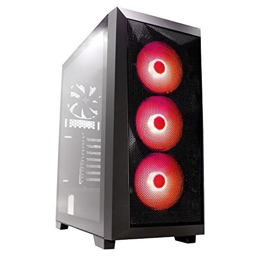 Caja PC de torre media Xilence Xilent Breeze Performance A+X7 RGB con panel de vidrio - Negro