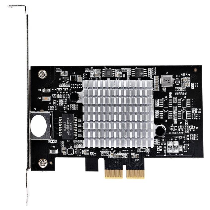 Tarjeta de red StarTech 10GbE PCIe - Adaptador Ethernet de 1 puerto - Negro