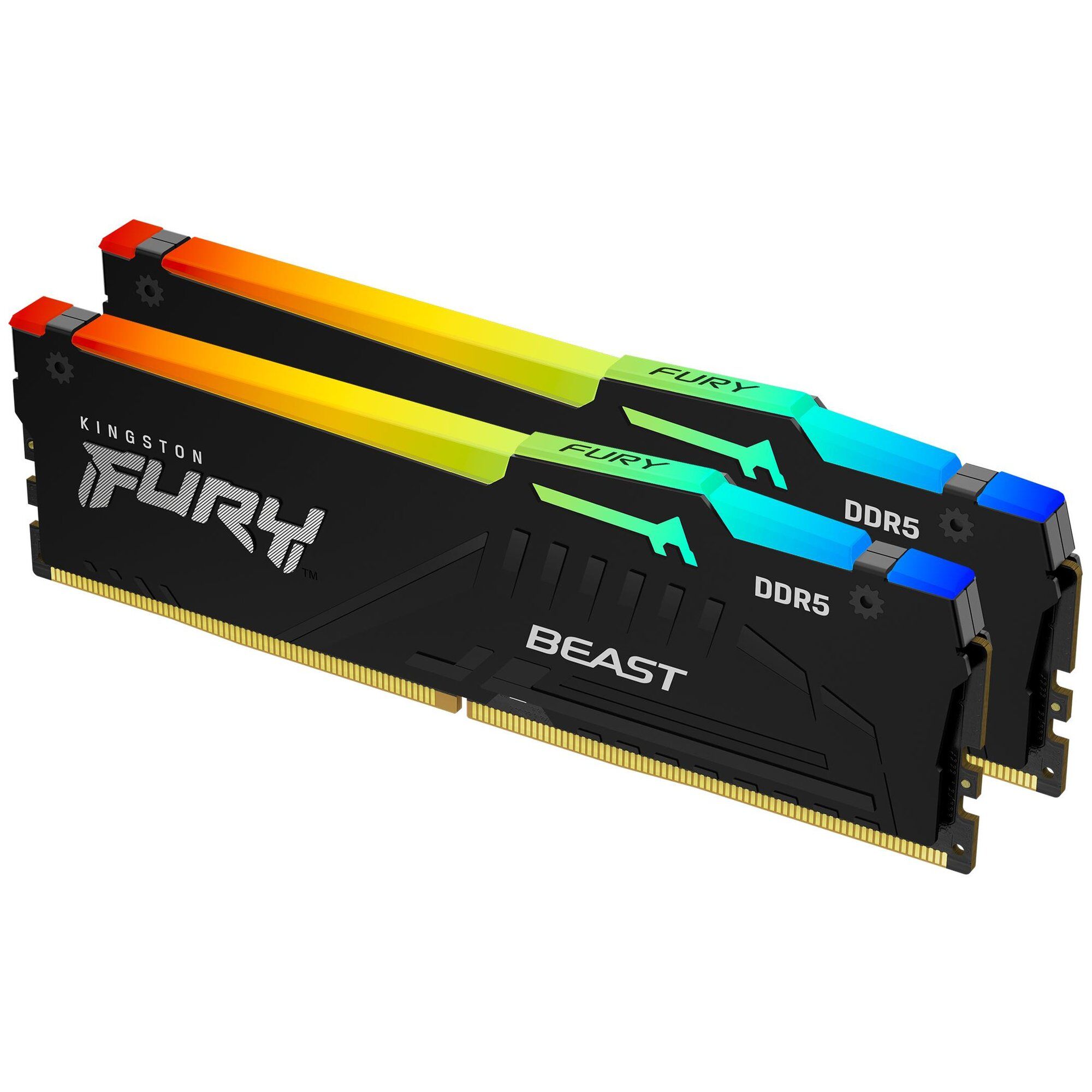 Kingston Technology FURY Beast 64 Go 6000 MT/s DDR5 CL36 DIMM (Kits de 2) RGB EXPO