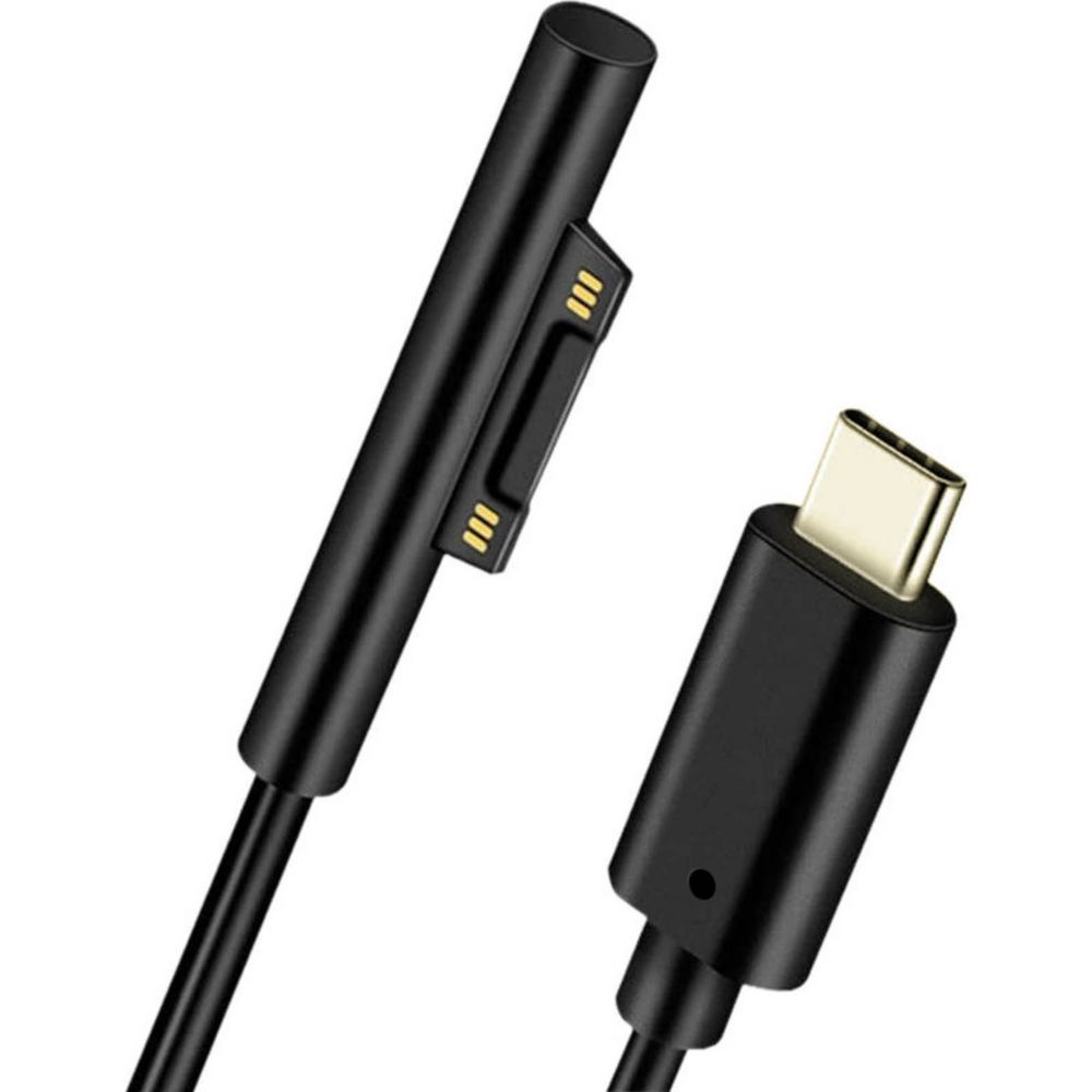 4 Smarts USB-C to Microsoft Surface Recharge Cable (1m, Quick Charge)