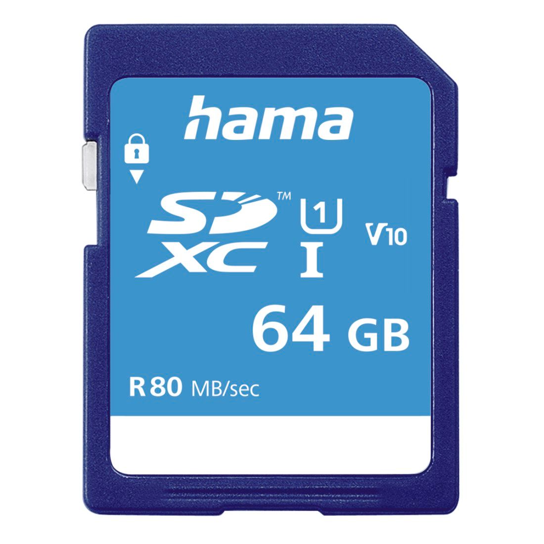 Hama SDXC Card 64GB CL.10 UHS-I 80MB
