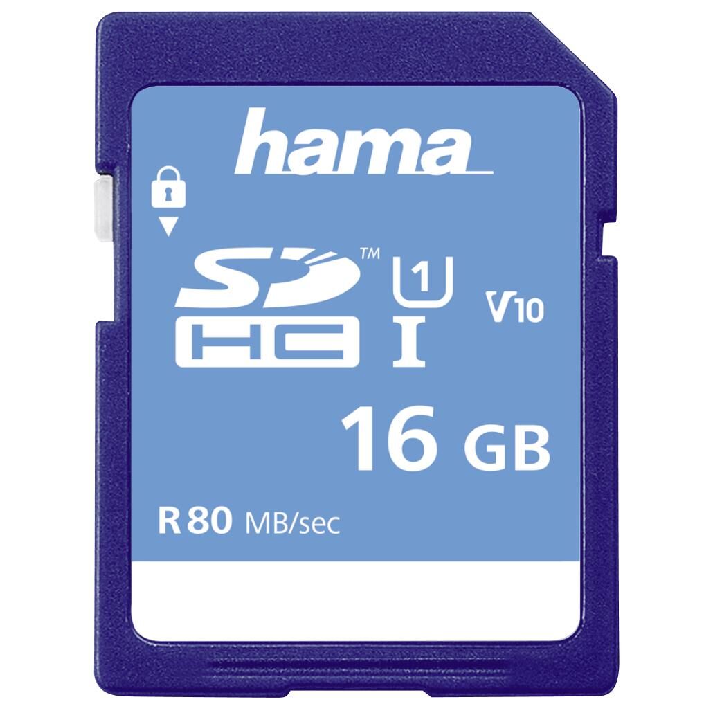 Hama 16GB SDHC UHS-I Class 10 Memory Card