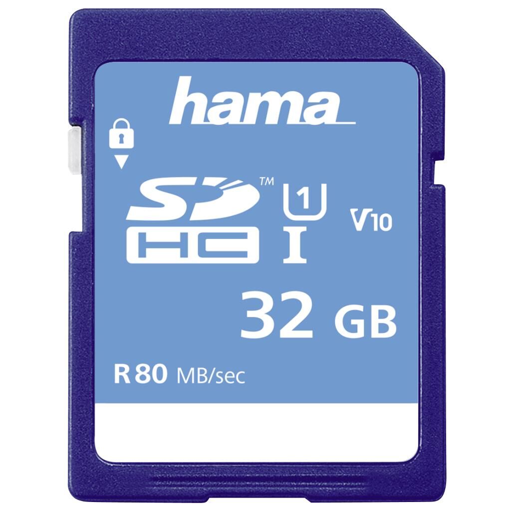 Hama 00181095 mémoire flash 32 Go SDHC UHS-I Classe 10