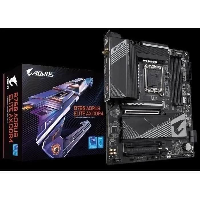 Tarjeta madre Gigabyte Aorus Elite AX Intel B760 DDR5 Micro ATX