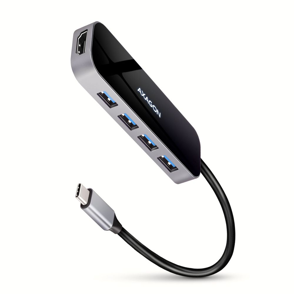 Axagon HMC-6H4A USB-C Docking Station with 100W Power Delivery