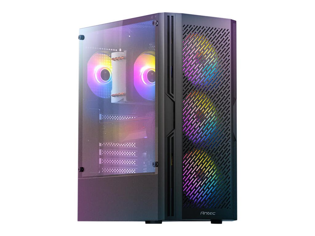 Antec AX20 RGB Mid-Tower ATX Case - Black