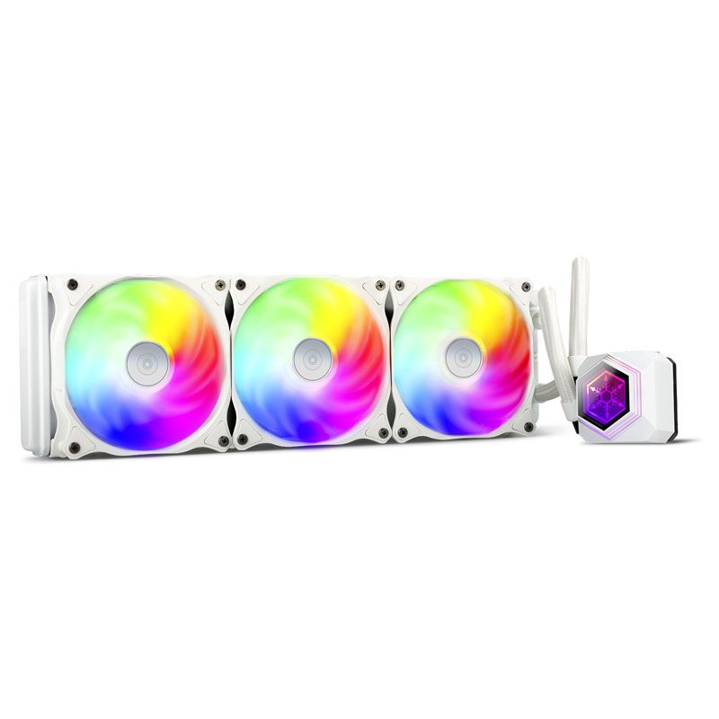 Silverstone Permafrost Pf360-argb, V2 All-in-One Liquid CPU Cooler, White