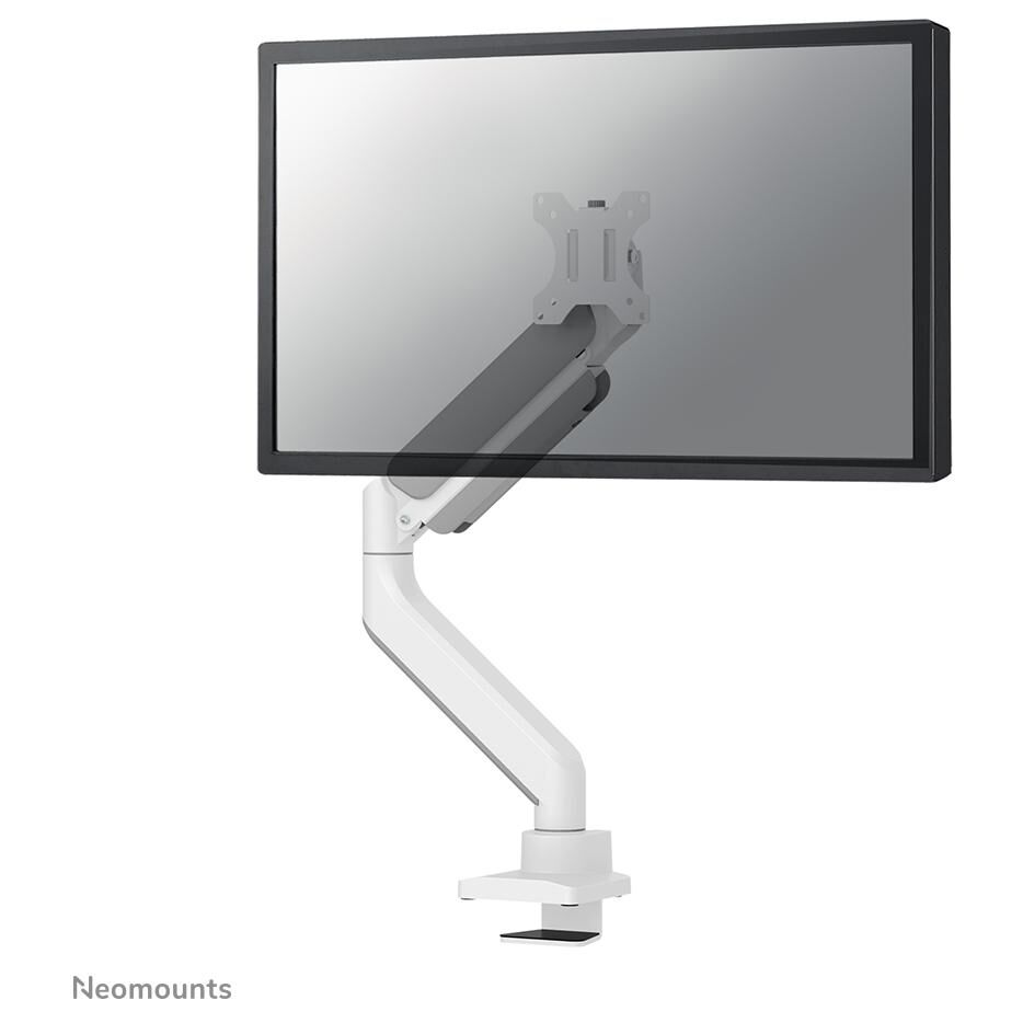 Neomounts DS70-450WH1 Full Motion Monitor Stand - Gas Spring - Topfix - 180° Lock