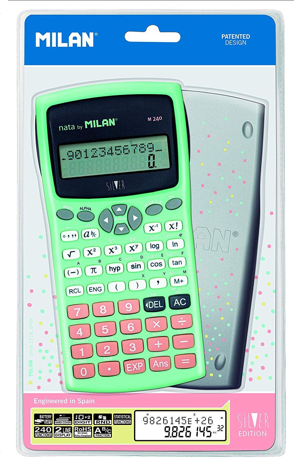 Milan Silvernew Milan Scientific Calculator
