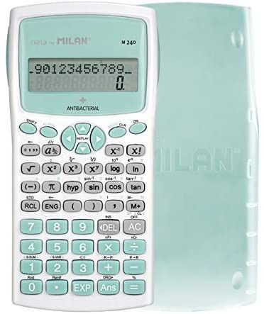 Milan M240 Scientific Calculator - Antibacterial Turquoise