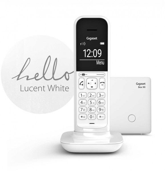 Gigaset CL390 DECT/Analogue Phone, White