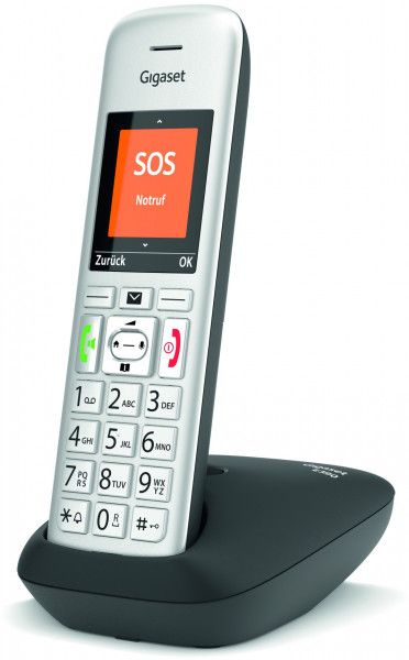 Gigaset E390 Silver-Black