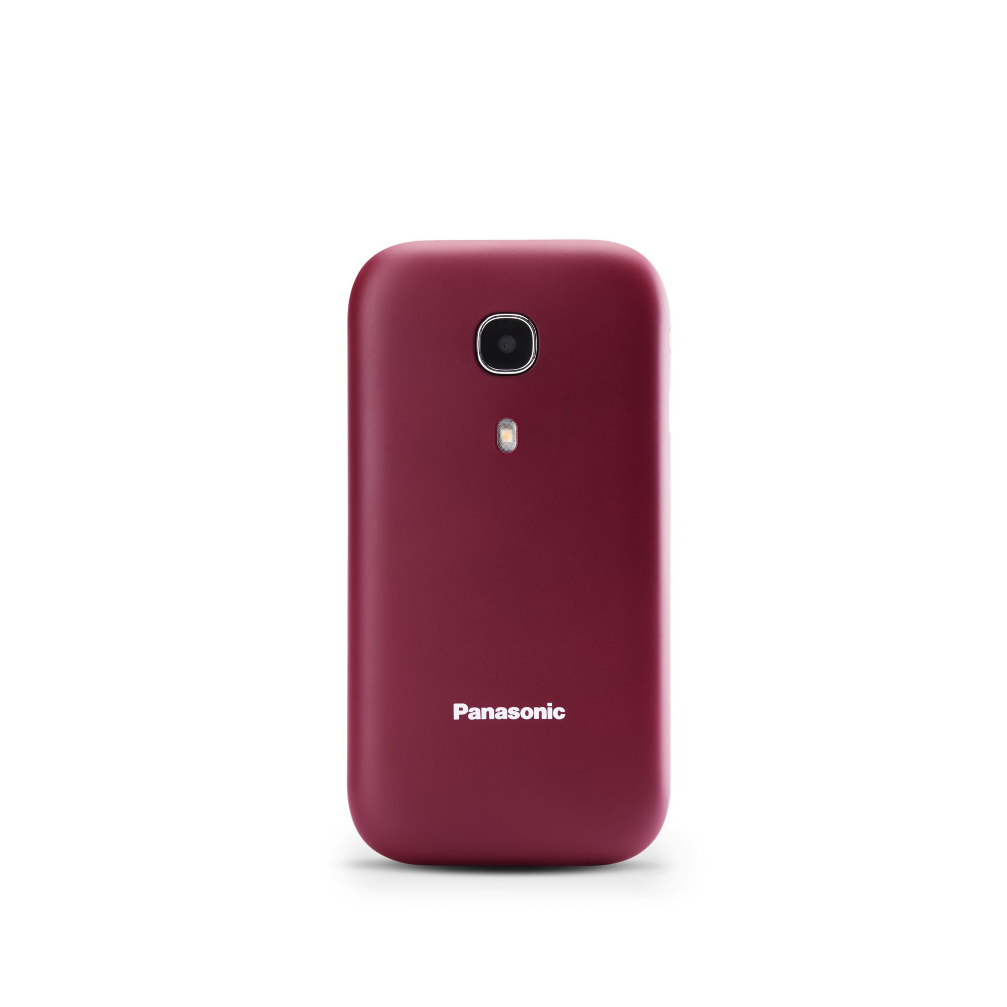 Panasonic KX-TU400EXR Senior Cell Phone / Crimson Red