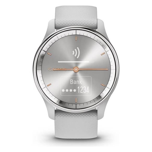 Garmin vívomove Trend 40 mm - Gris brume - Montre connectée avec bracelet en silicone