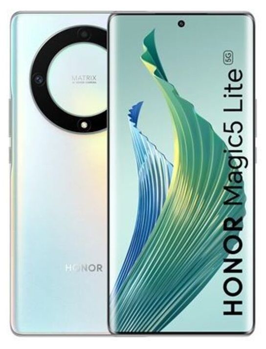 Honor Magic 5 Lite 5G Phone (128GB, Silver)