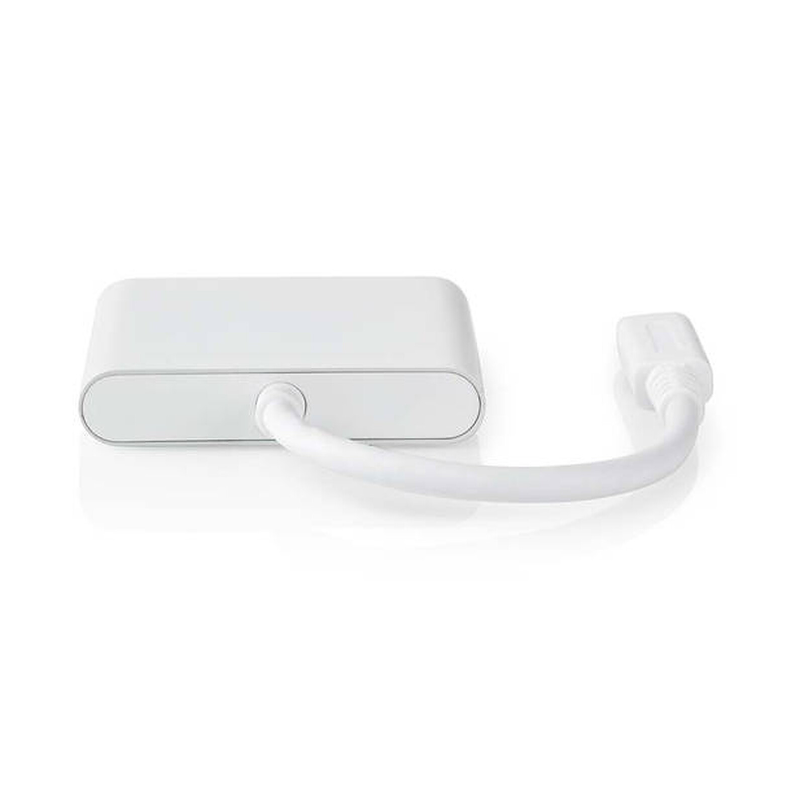 Nedis Hub USB-C to USB, USB-C and HDMI - 10 cm - White