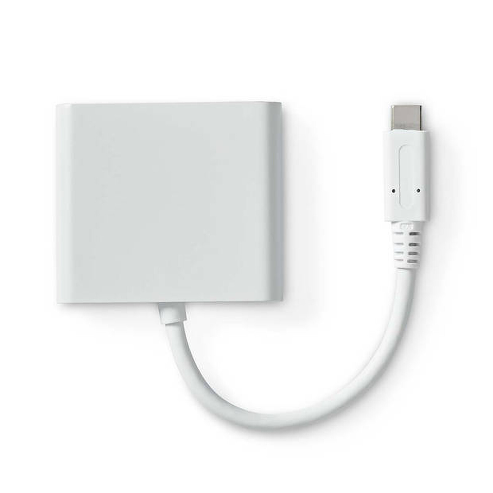 Nedis Hub USB-C to USB, USB-C and HDMI - 10 cm - White