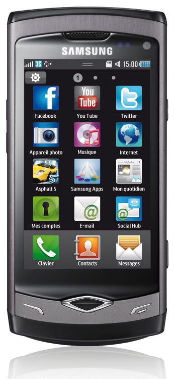 Samsung S8500 Wave, Charcoal Grey
