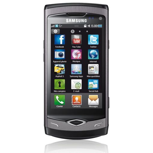 Samsung S8500 Wave, Charcoal Grey