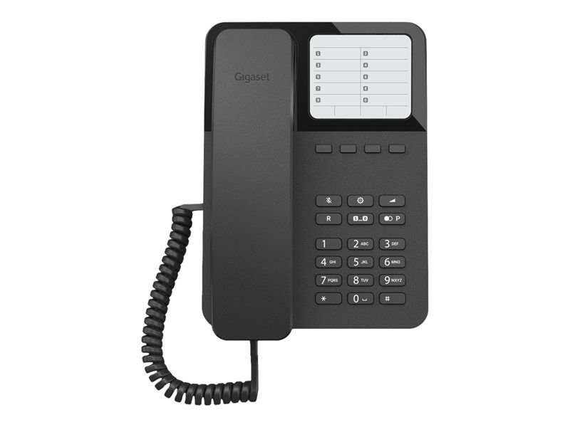 Gigaset Desk 400 Corded Phone - Black