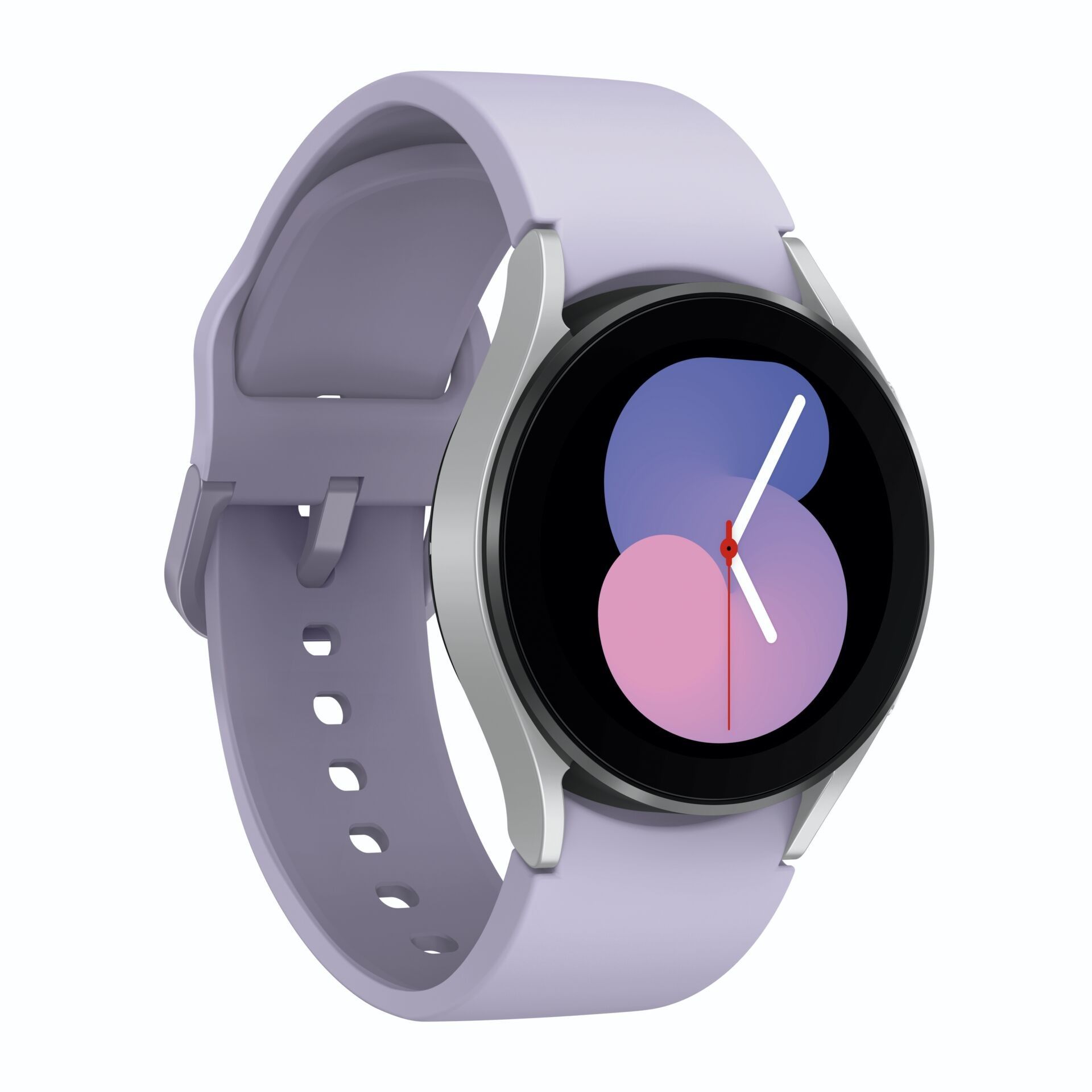Samsung Galaxy Watch 5, 40mm Silver Bluetooth Sport Band, Purple