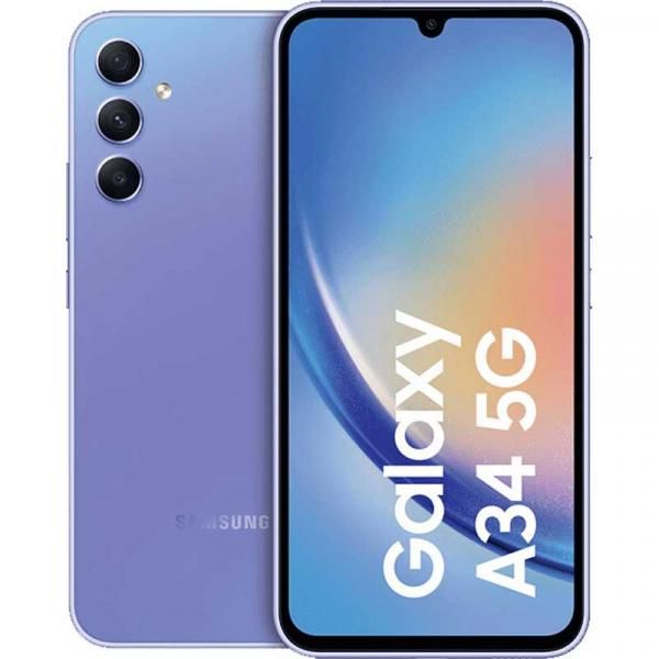 Samsung Galaxy A34 5G - 6GB RAM, 128GB Storage, Lavender