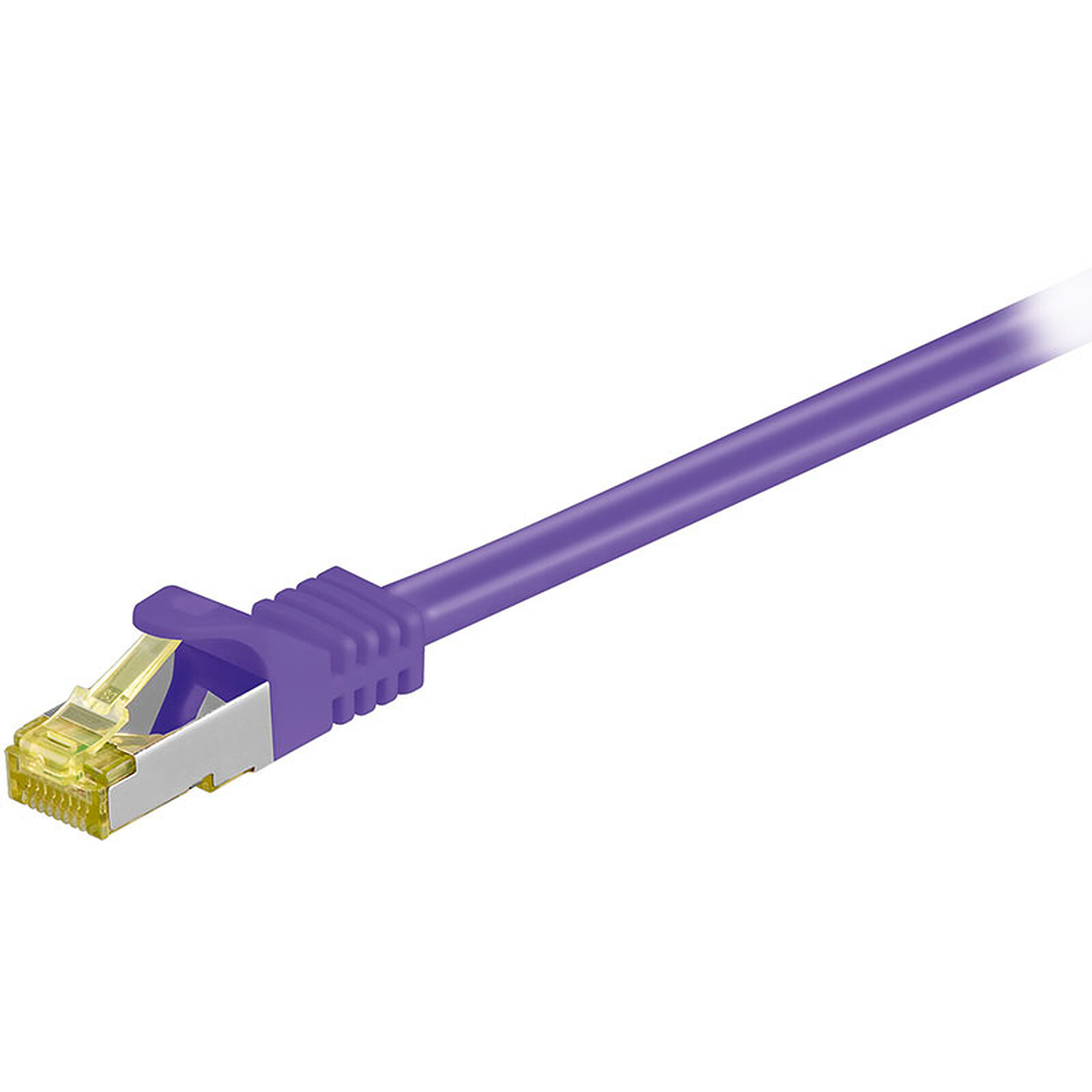 RJ45 cable category 7 S/FTP 0.5 m (Purple)